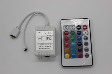 24keys remote controller for RGB flexible led strip